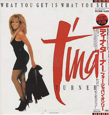 Tina Turner - What You Get Is What You See (12"", Single)
