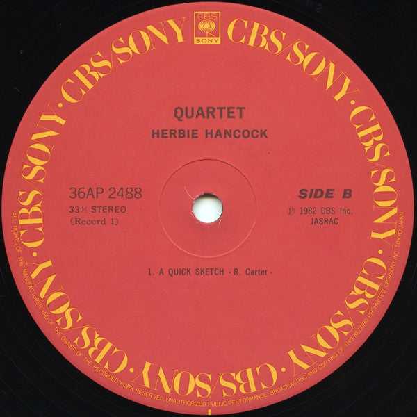 Herbie Hancock = ハービー・ハンコック* - Quartet = カルテット (2xLP, Album)