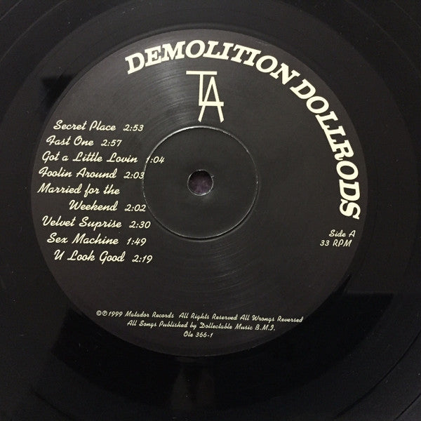 Demolition Doll Rods - TLA (LP, Album)