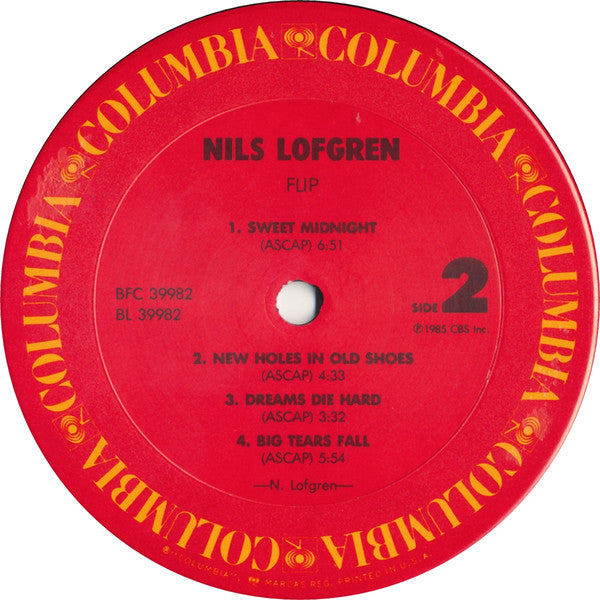Nils Lofgren - Flip (LP, Album, Pit)