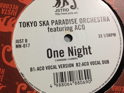 Tokyo Ska Paradise Orchestra - One Night (12"", Single)