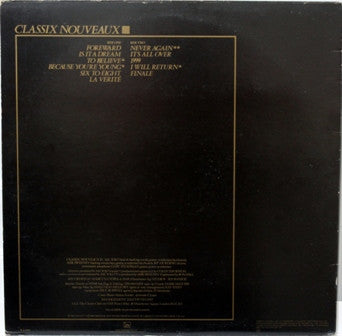 Classix Nouveaux - La Verité (LP, Album)
