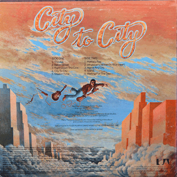 Gerry Rafferty - City To City (LP, Album)
