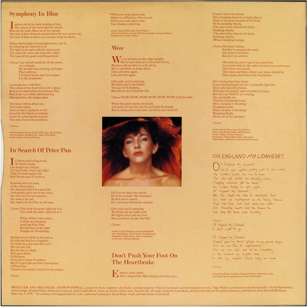 Kate Bush - Lionheart (LP, Album)