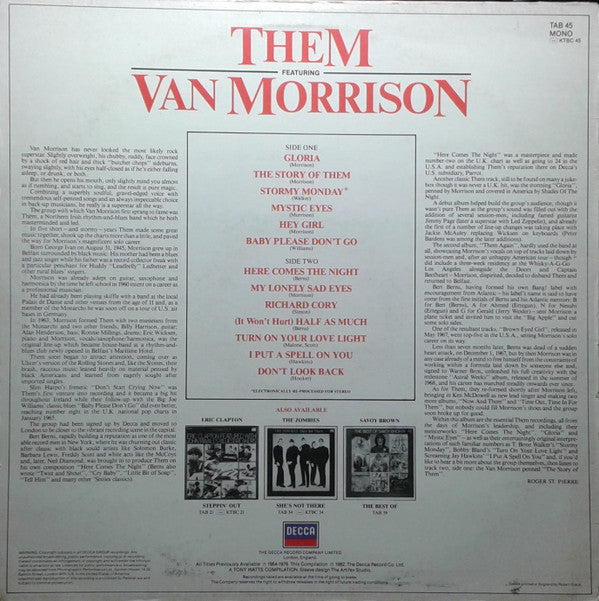 Them (3) - Them Featuring Van Morrison(LP, Comp, Mono)