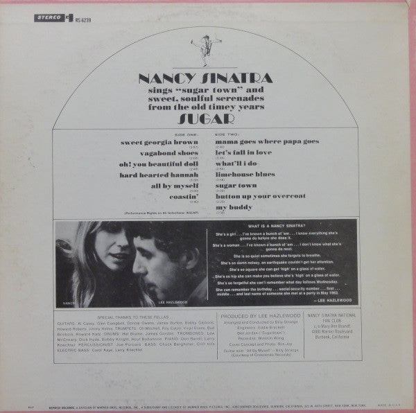 Nancy Sinatra - Sugar (LP, Album, RE)