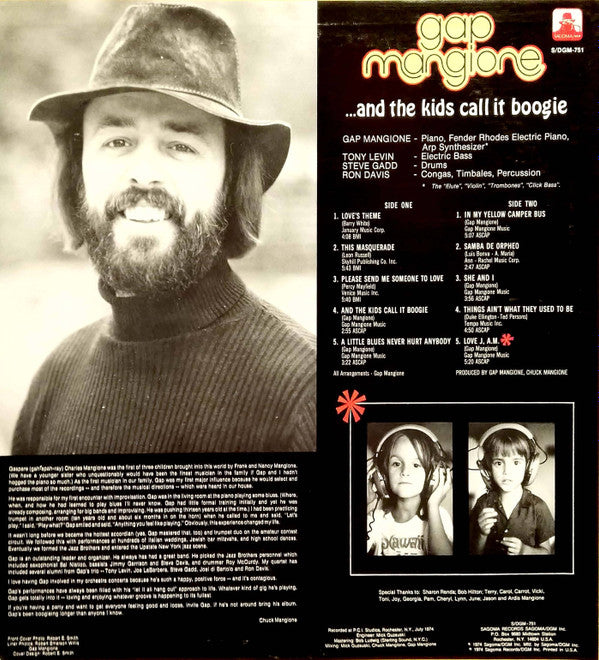 Gap Mangione - ...And The Kids Call It Boogie (LP, Album)