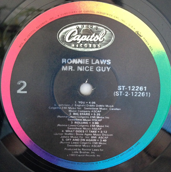 Ronnie Laws - Mr. Nice Guy (LP, Album)