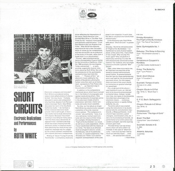 Ruth White - Short Circuits (LP, Album)