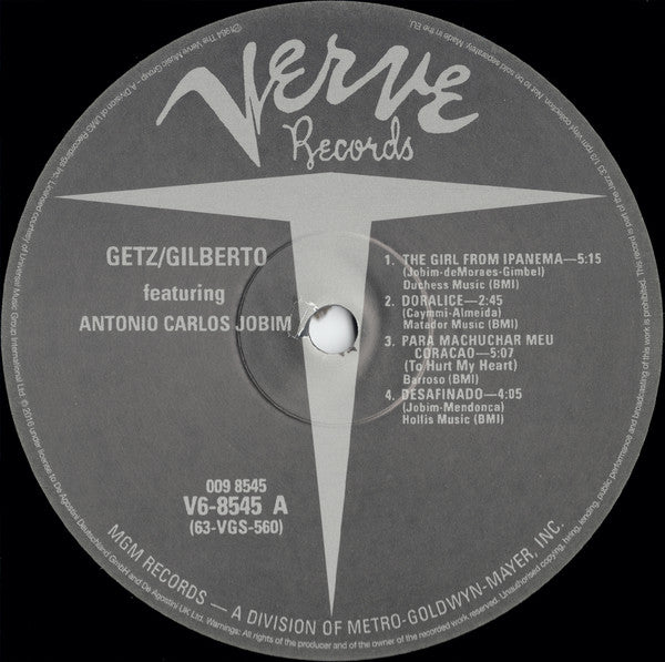 Stan Getz - Getz / Gilberto(LP, Album, RE, 180)
