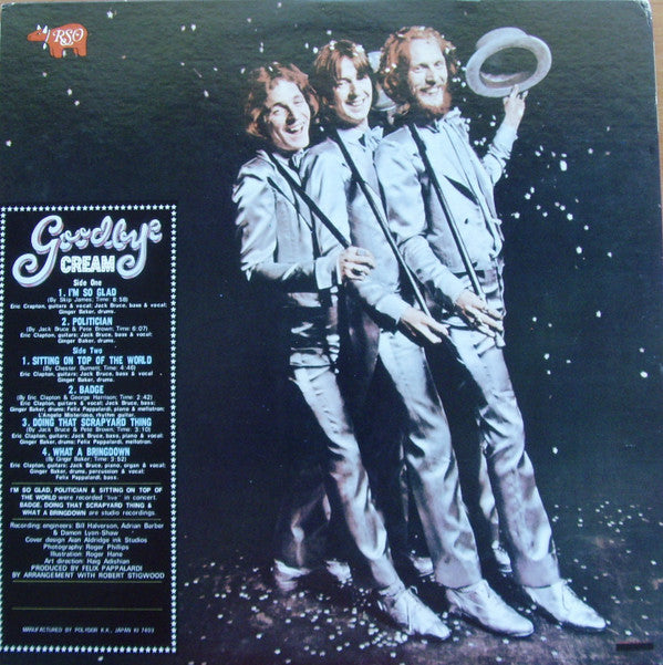 Cream (2) - Goodbye (LP, Album, RE, Gat)