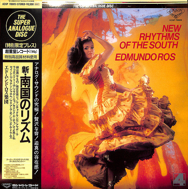 Edmundo Ros & His Orchestra - New Rhythms Of The South (LP, Album, RE)