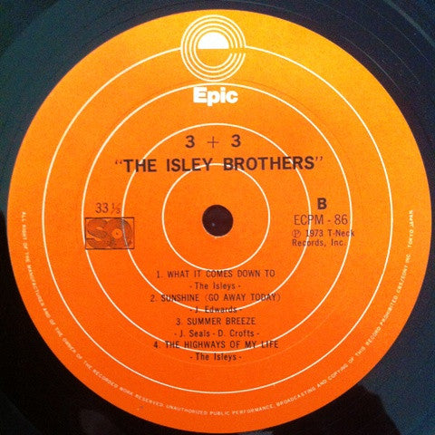 The Isley Brothers - 3 + 3 (LP, Album, Quad)