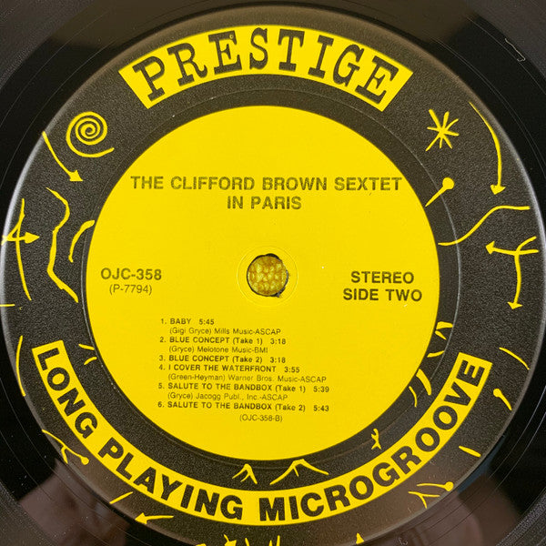 Clifford Brown Sextet - The Clifford Brown Sextet In Paris(LP, Comp...