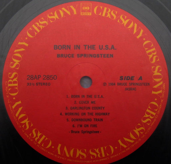 Bruce Springsteen - Born In The U.S.A. (LP, Album, RE)