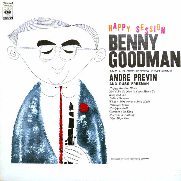 Benny Goodman And His Orchestra - Happy Session(LP, Album, RE)