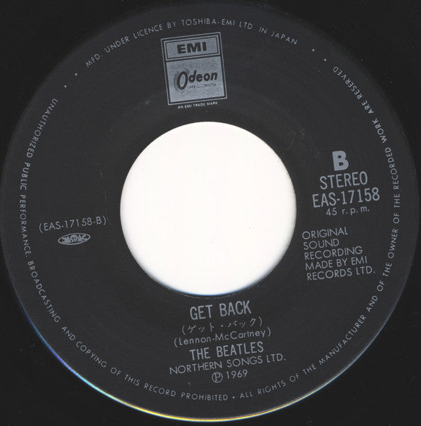 The Beatles - Let It Be / Get Back (7", Single)