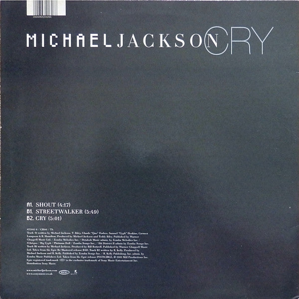 Michael Jackson - Cry (12"")