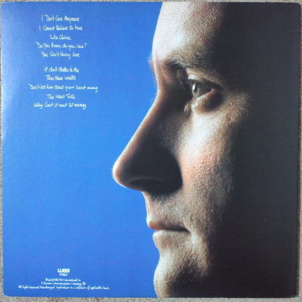Phil Collins - Hello, I Must Be Going (LP, Album, Gat)