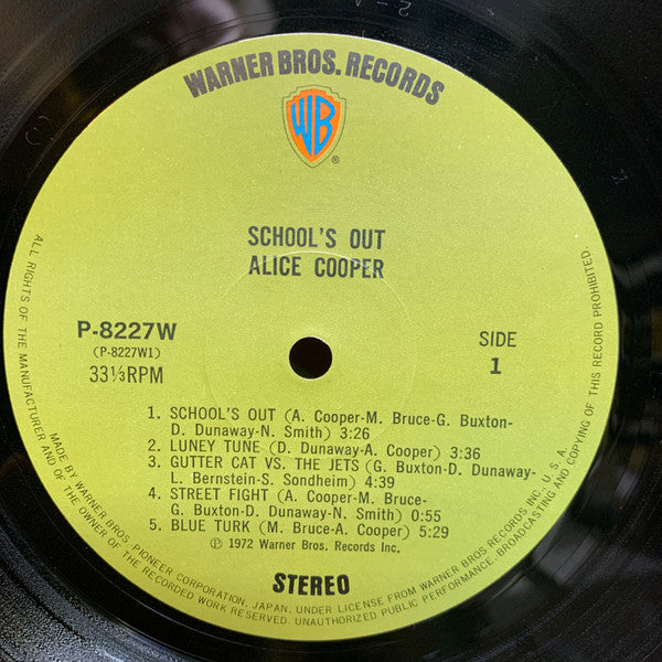 Alice Cooper - School's Out (LP, Album)