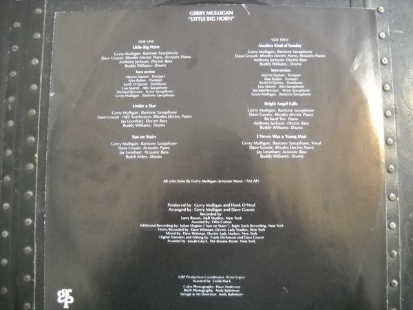 Gerry Mulligan - Little Big Horn (LP, Album)