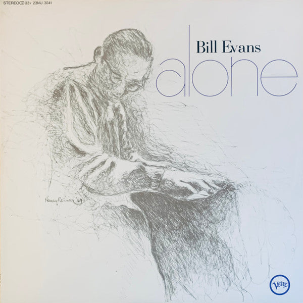 Bill Evans - Alone (LP, Album, RE)