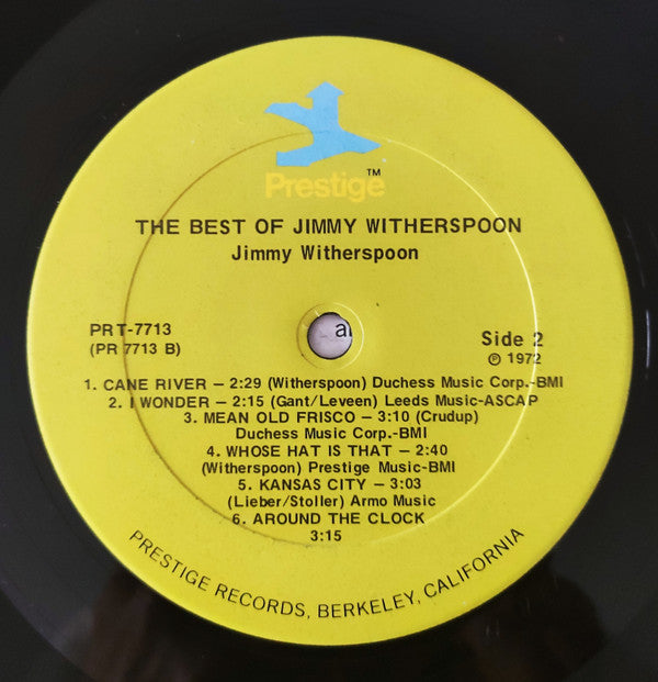 Jimmy Witherspoon - The Best Of Jimmy Witherspoon (LP, Comp, RE)