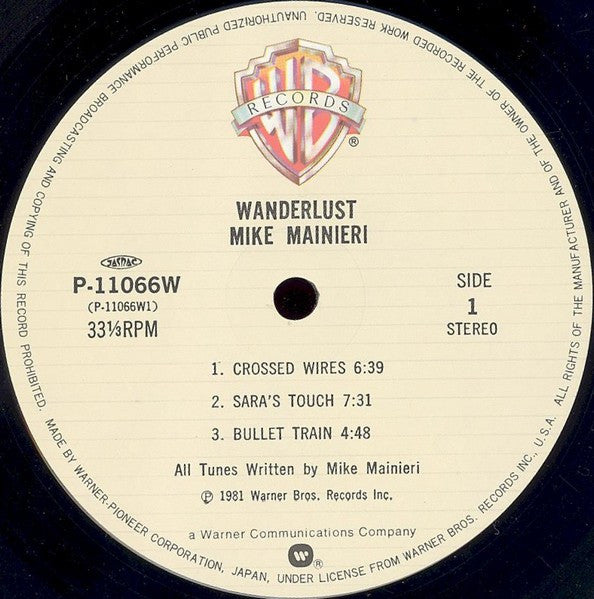 Mike Mainieri - Wanderlust (LP, Album)