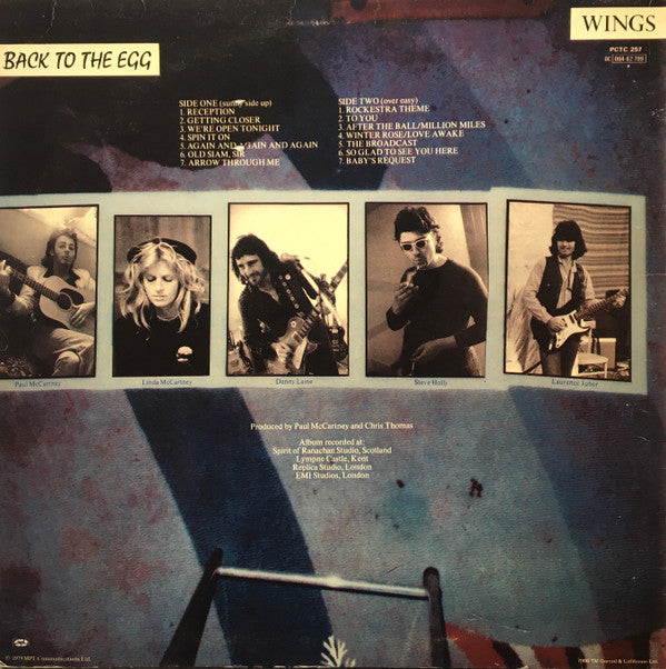 Wings (2) - Back To The Egg (LP, Album)