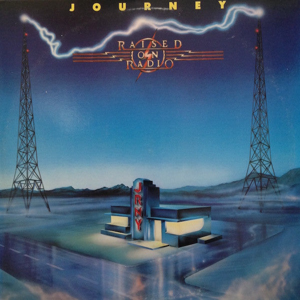 Journey - Raised On Radio (LP, Album, Pit)