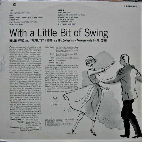 Helen Ward - With A Little Bit Of Swing(LP, Album, Mono)