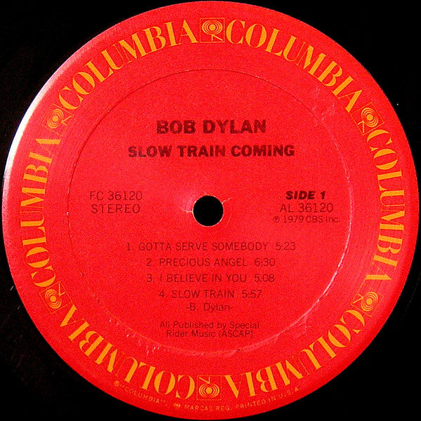 Bob Dylan - Slow Train Coming (LP, Album, San)