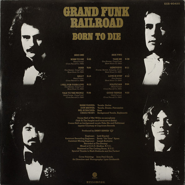 Grand Funk Railroad - Born To Die (LP, Album)