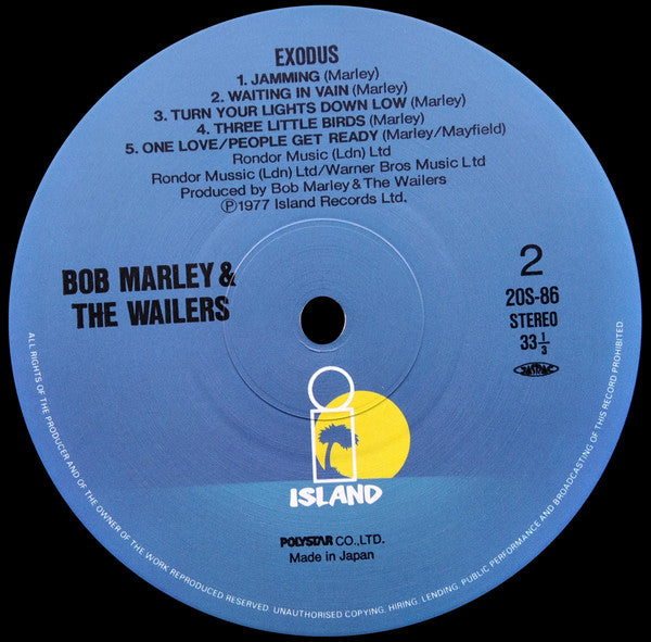 Bob Marley & The Wailers - Exodus (LP, Album, RE)