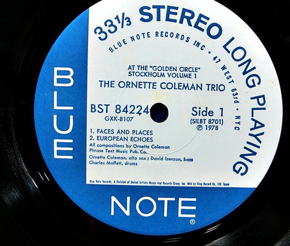 The Ornette Coleman Trio - At The ""Golden Circle"" Stockholm - Vol...