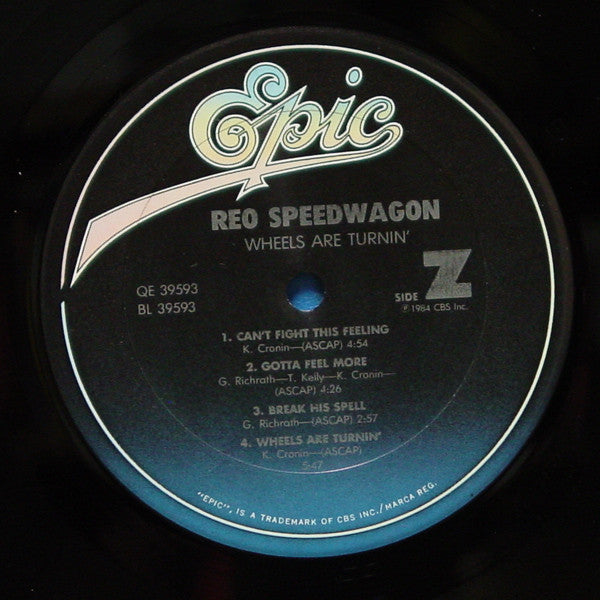 REO Speedwagon - Wheels Are Turnin' (LP, Album, Pit)