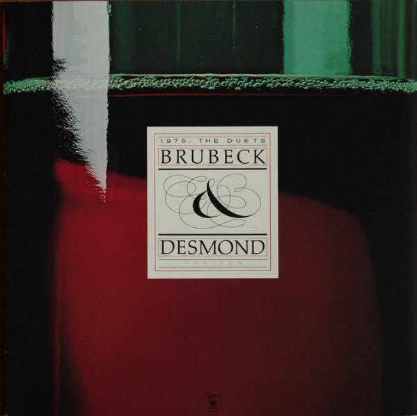 Brubeck* & Desmond* - 1975: The Duets (LP, Album, Quad, Gat)