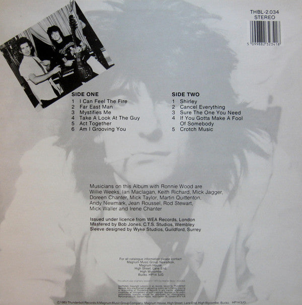 Ron Wood - Cancel Everything (LP, Album, RE)