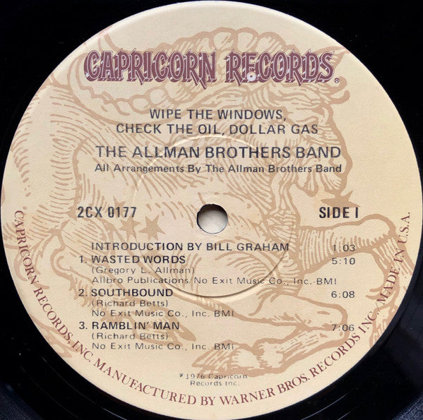 The Allman Brothers Band - Wipe The Windows, Check The Oil, Dollar ...