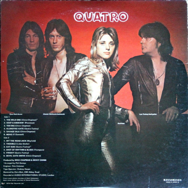 Suzi Quatro - Quatro (LP, Album, RE, Gat)