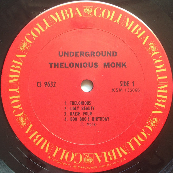 Thelonious Monk - Underground (LP, Album, RP)