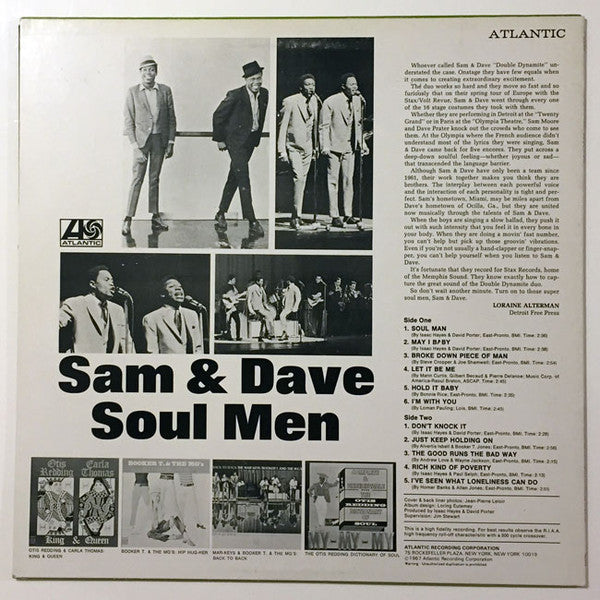 Sam & Dave - Soul Men (LP, Album, RE)