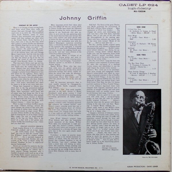 Johnny Griffin - Johnny Griffin (LP, Album, Mono, RE)