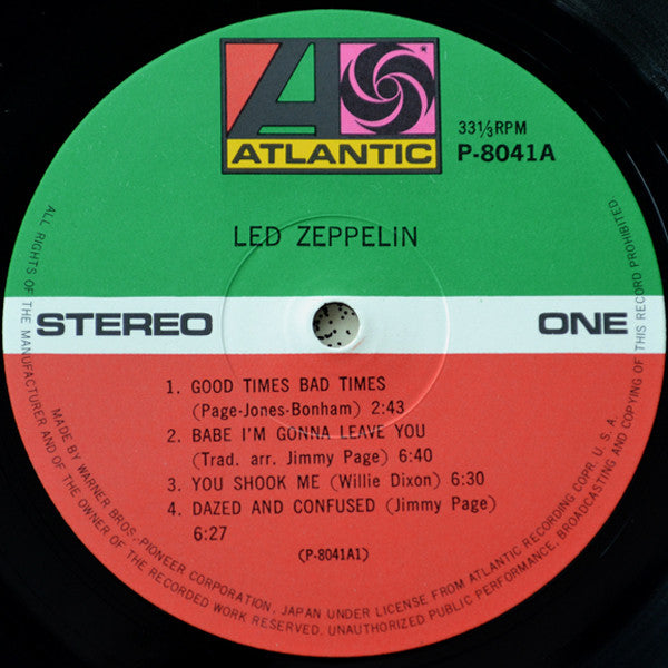 Led Zeppelin - Led Zeppelin (LP, Album, RE)