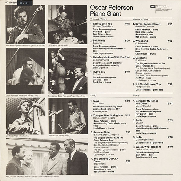 Oscar Peterson - Piano Giant (2xLP, Comp, RE, RP, S/Edition)