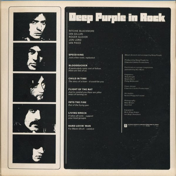 Deep Purple - In Rock (LP, Album, Ltd, RE, Gat)