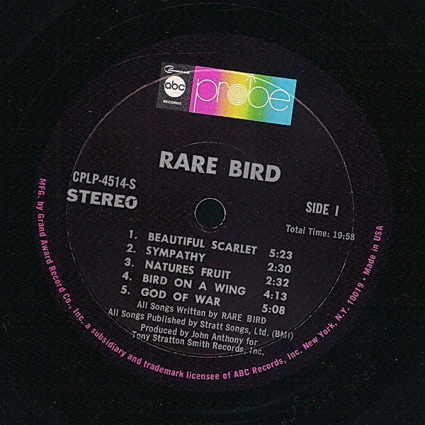 Rare Bird - Rare Bird (LP, Album)