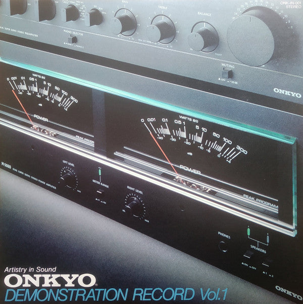 Various - Artistry In Sound - Onkyo Demonstration Record Vol.1(LP, ...