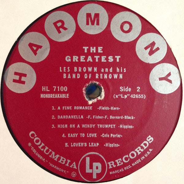 Les Brown And His Band Of Renown - The Greatest! (LP, Mono)