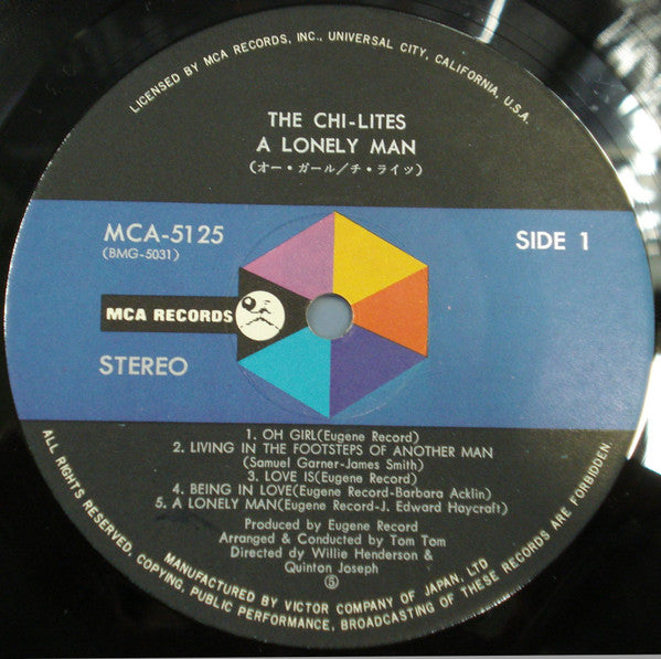 The Chi-Lites - A Lonely Man (LP, Album)